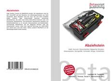 Capa do livro de Abziehstein 