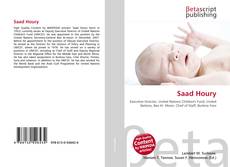 Capa do livro de Saad Houry 