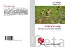 Capa do livro de SPEAK Campaign 