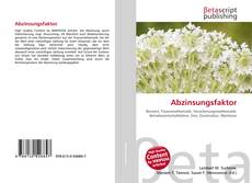 Buchcover von Abzinsungsfaktor