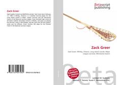 Bookcover of Zack Greer