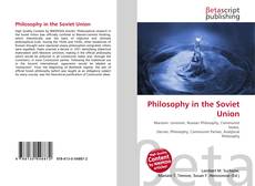 Capa do livro de Philosophy in the Soviet Union 