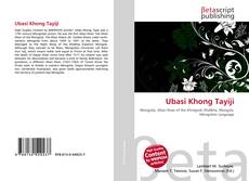 Couverture de Ubasi Khong Tayiji