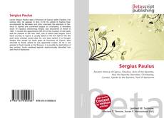 Bookcover of Sergius Paulus