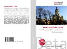 Capa do livro de Romania Since 1989 