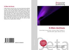 Capa do livro de X-Men Archives 