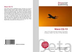 Waco CG-13 kitap kapağı