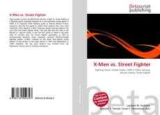 Capa do livro de X-Men vs. Street Fighter 