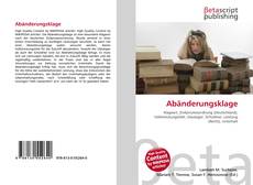 Buchcover von Abänderungsklage