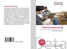 Buchcover von Abänderungsvertrag