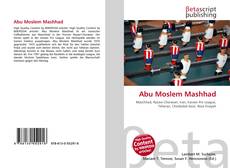 Capa do livro de Abu Moslem Mashhad 