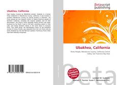 Capa do livro de Ubakhea, California 