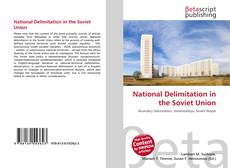 Couverture de National Delimitation in the Soviet Union