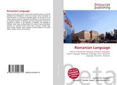 Copertina di Romanian Language