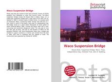 Copertina di Waco Suspension Bridge