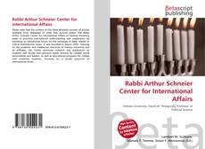 Copertina di Rabbi Arthur Schneier Center for International Affairs