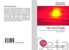 Portada del libro de Abu Yusuf Yaqub
