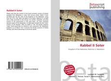 Portada del libro de Rabbel II Soter