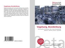 Bookcover of Vogelsang, Brandenburg