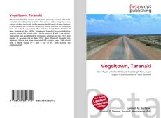Portada del libro de Vogeltown, Taranaki