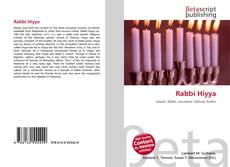 Buchcover von Rabbi Hiyya