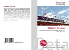 Buchcover von Stephen Decatur