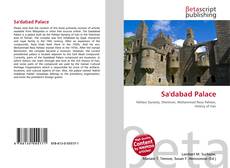 Couverture de Sa'dabad Palace
