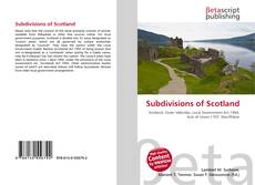Couverture de Subdivisions of Scotland