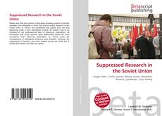 Buchcover von Suppressed Research in the Soviet Union