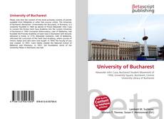 University of Bucharest的封面