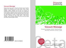 Bookcover of Vacuum Massage