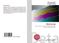 Buchcover von Abzinsung