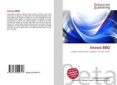 Buchcover von Snows BBQ