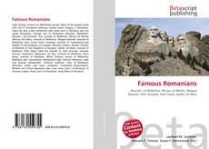 Capa do livro de Famous Romanians 