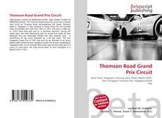 Buchcover von Thomson Road Grand Prix Circuit