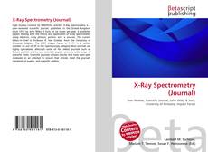 X-Ray Spectrometry (Journal)的封面