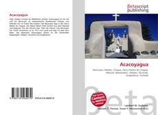 Capa do livro de Acacoyagua 