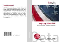 Buchcover von Signing Statement