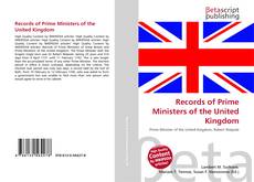 Capa do livro de Records of Prime Ministers of the United Kingdom 