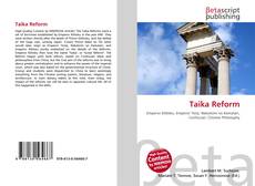 Buchcover von Taika Reform