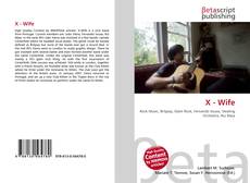 Capa do livro de X - Wife 