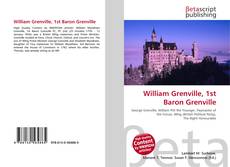 Buchcover von William Grenville, 1st Baron Grenville