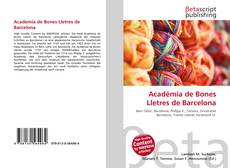 Buchcover von Acadèmia de Bones Lletres de Barcelona