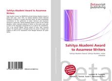 Capa do livro de Sahitya Akademi Award to Assamese Writers 