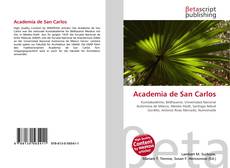 Capa do livro de Academia de San Carlos 