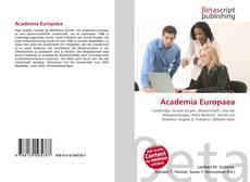 Copertina di Academia Europaea