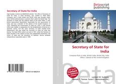 Couverture de Secretary of State for India
