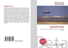 Capa do livro de Spanish Army 
