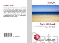 Couverture de Route 531 (Israel)