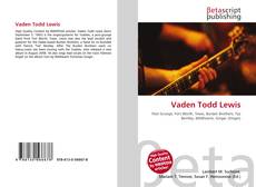 Copertina di Vaden Todd Lewis